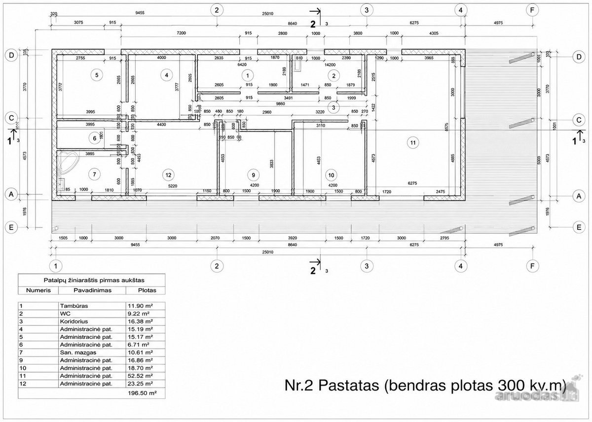 Parduodamas verslo pastatas 569 m2 su - nuotraukos Nr. 22