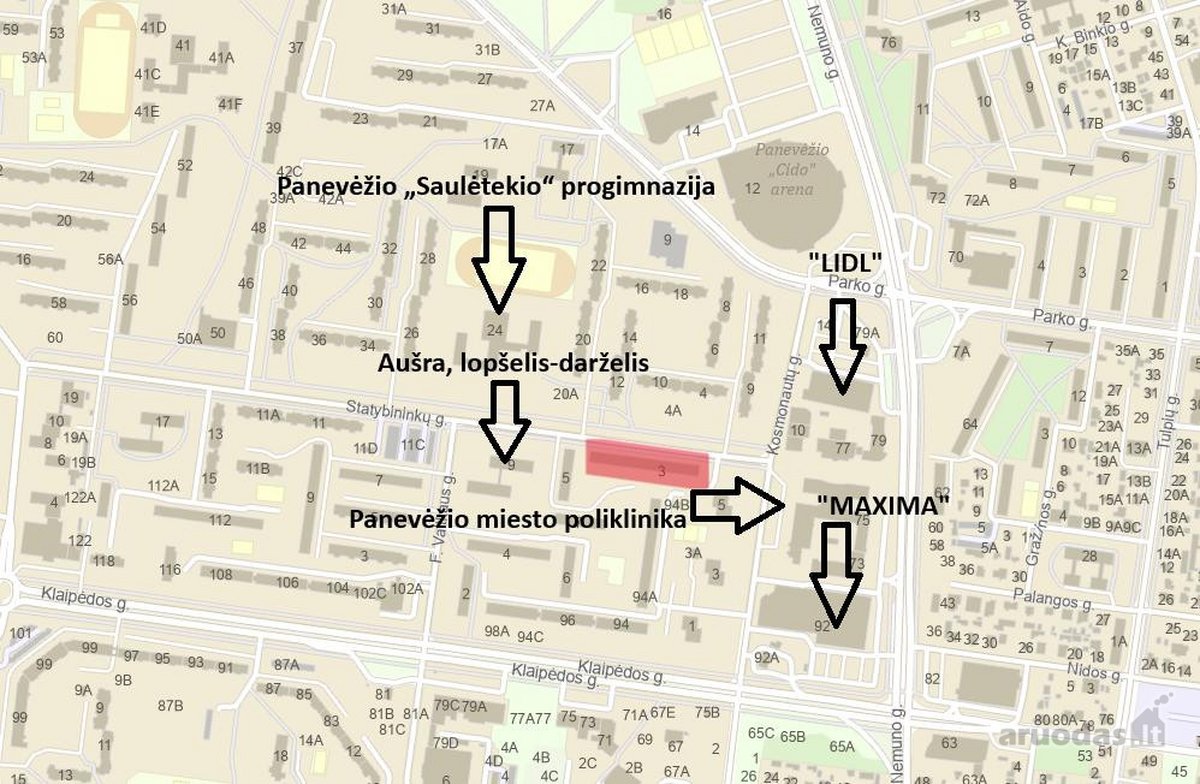 Parduodamas 4 kambarių butas Statybininkų g. - nuotraukos Nr. 13