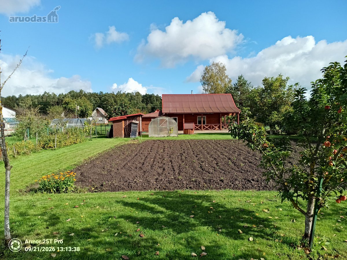 Parduodamas rąstinis sodo namas 90 kvadratų. - nuotraukos Nr. 3