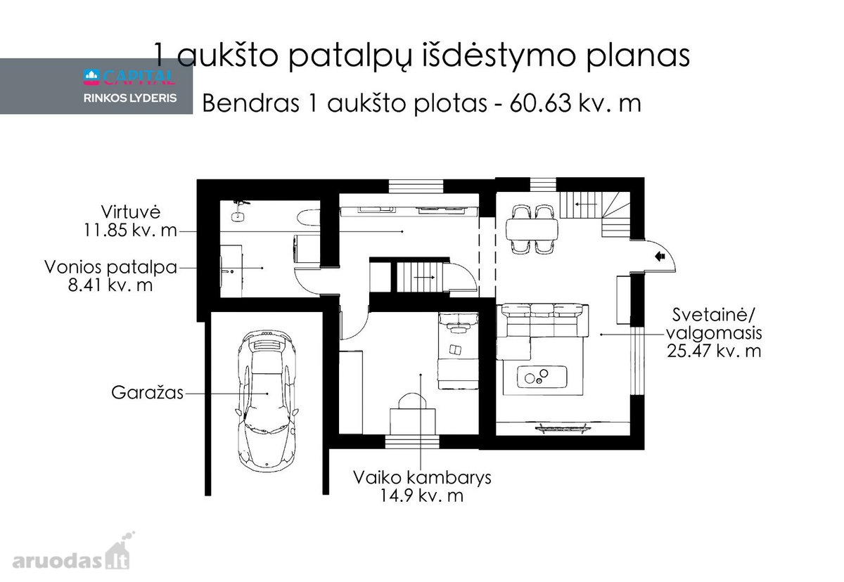 Parduodamas Individualus Ir Pilnai Įrengtas - nuotraukos Nr. 26