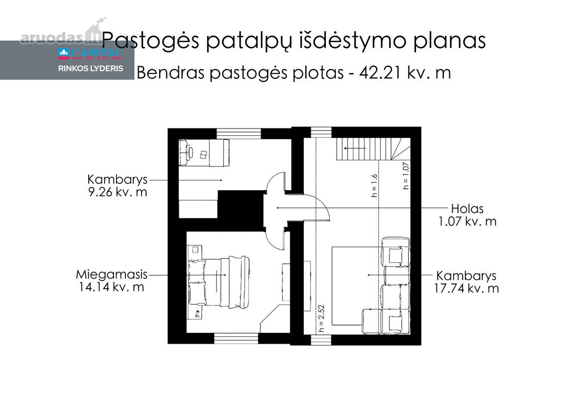 Parduodamas Individualus Ir Pilnai Įrengtas - nuotraukos Nr. 27