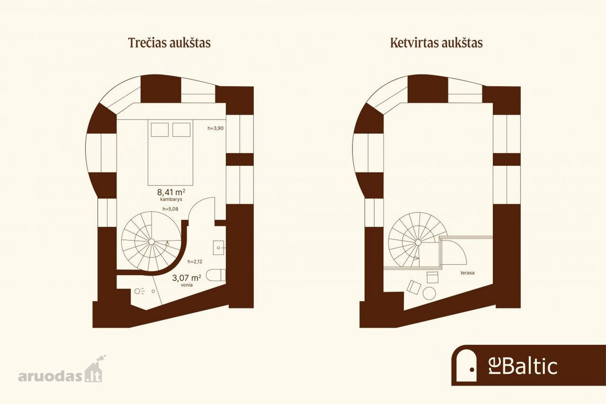 Autentiški apartamentai įsikūrę istoriniame - nuotraukos Nr. 30