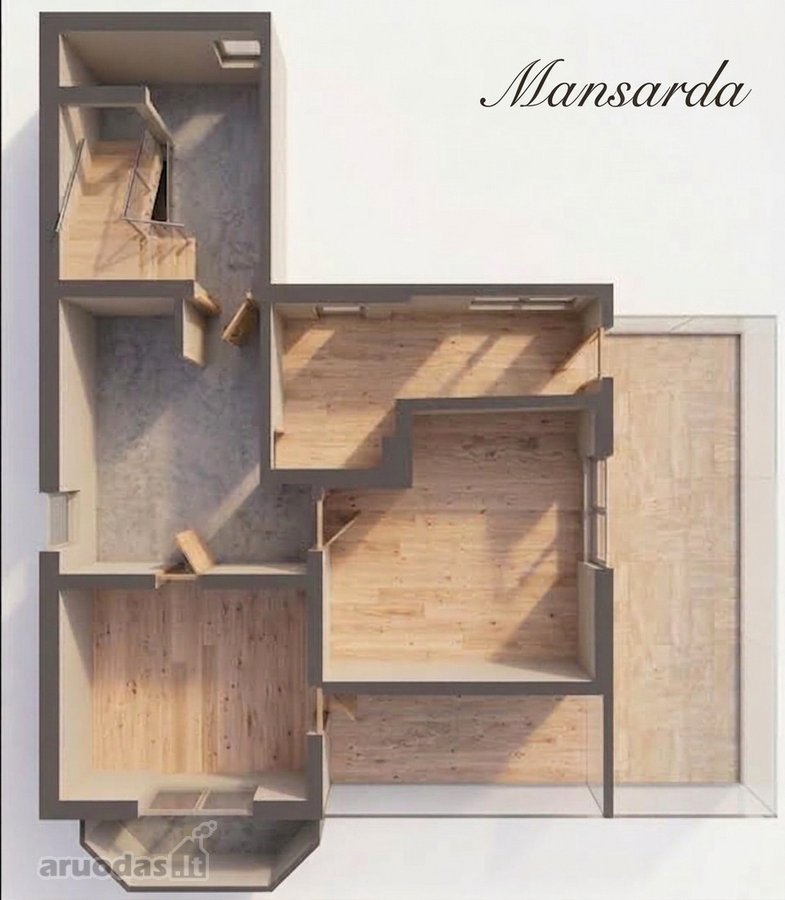 Investicinis Namas: 212 m² namas su 6 arais - nuotraukos Nr. 38