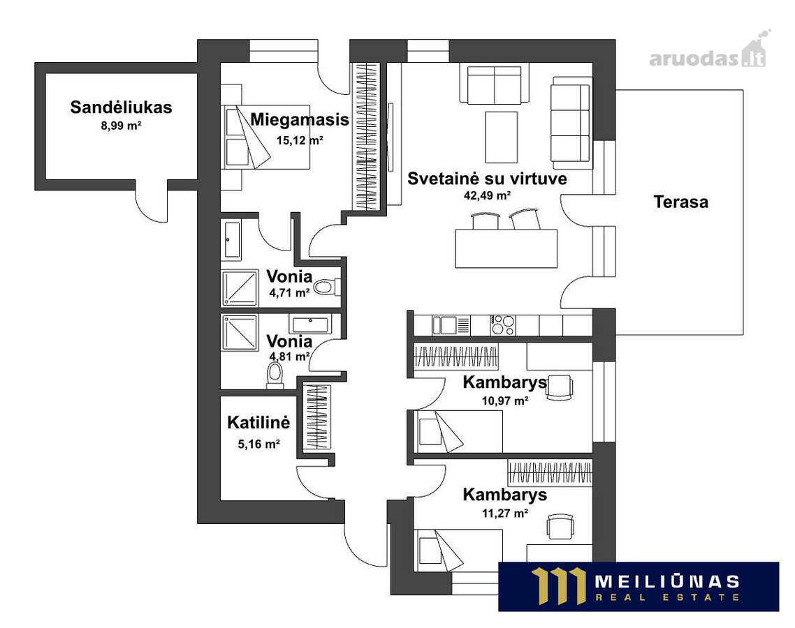 Naujos Statybos Projektas Virbališkėse Visai - nuotraukos Nr. 20