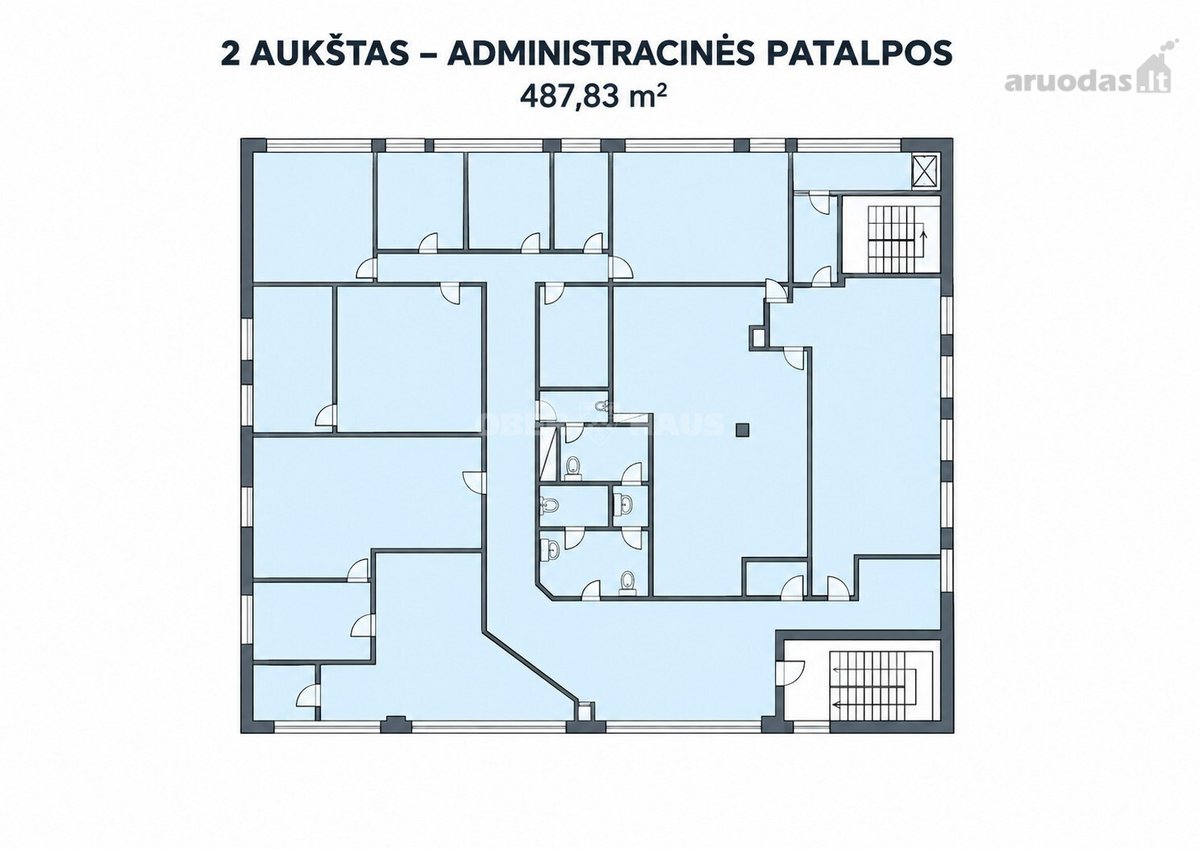 Nuomojamos 1 686,82 M² Gamybinės Ir - nuotraukos Nr. 17