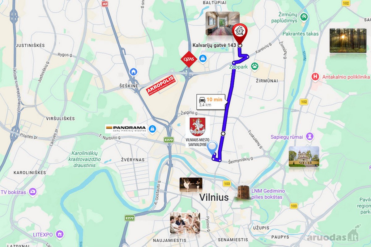 Gera vieta, aukštos lubos ir balkoniukas - - nuotraukos Nr. 21