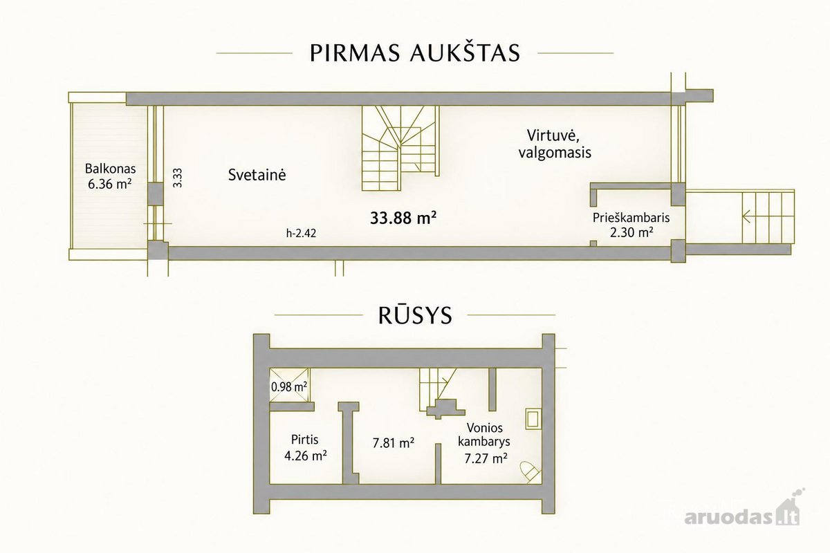 Parduodamas Kotedžas Lentvaryje, Mokyklos G. - nuotraukos Nr. 15