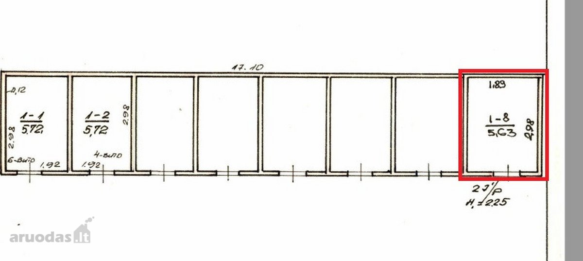 2 kambarių butas su priklausiniu - nuotraukos Nr. 12