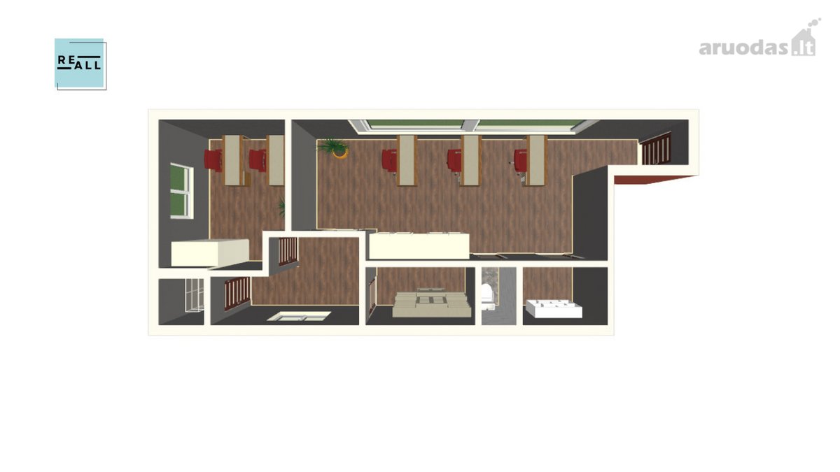 Parduodamos 53,70 m² komercinės patalpos Su - nuotraukos Nr. 13