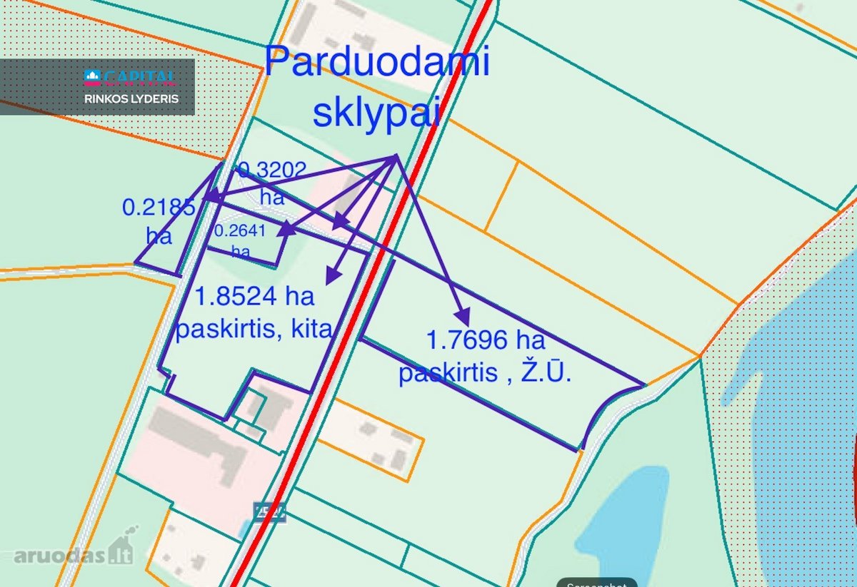Parduodamas 4,42 Ha Sklypų Kompleksas Prie - nuotraukos Nr. 11