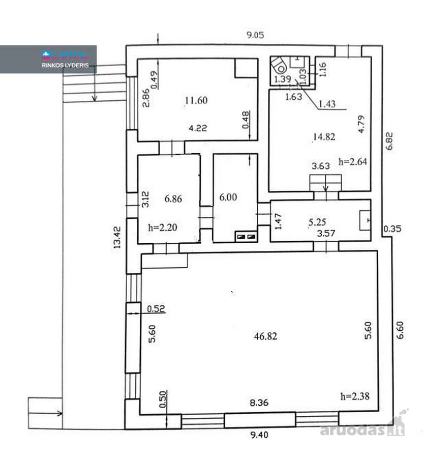 Parduodamos Komercinės Patalpos Su 6,27 A - nuotraukos Nr. 14