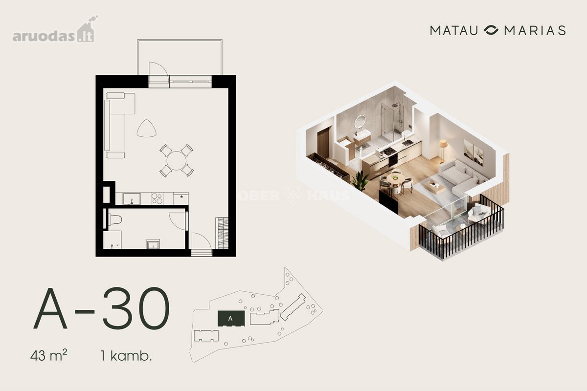 Parduodami 43 m² poilsio paskirties - nuotraukos Nr. 9