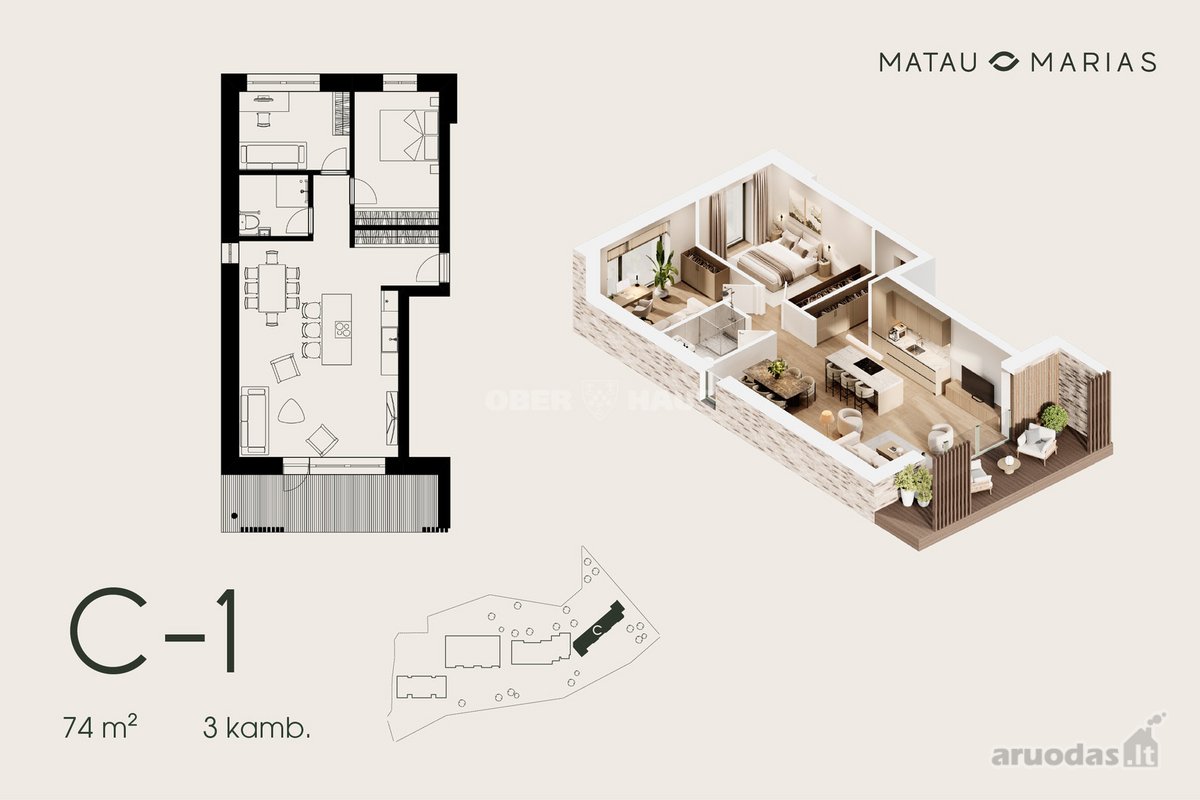 Parduodami 74 m² poilsio paskirties - nuotraukos Nr. 8