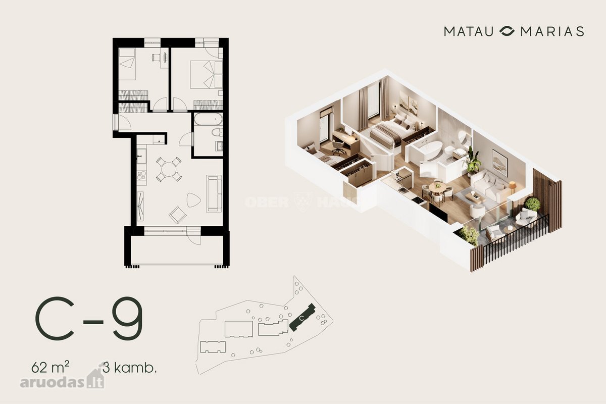 Parduodami 62 m² poilsio paskirties - nuotraukos Nr. 8