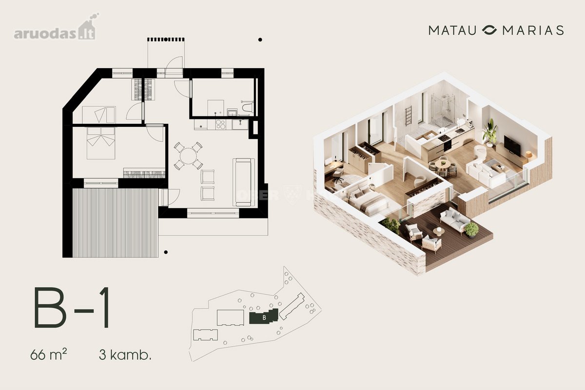 Parduodami 66 m² poilsio paskirties - nuotraukos Nr. 8