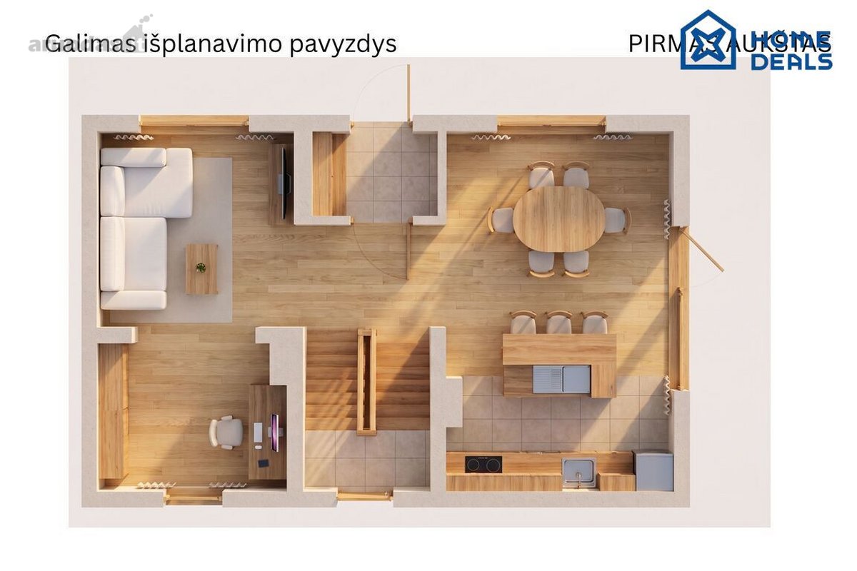 Naujojoje Vilnioje parduodamas 140,55 m² - nuotraukos Nr. 36