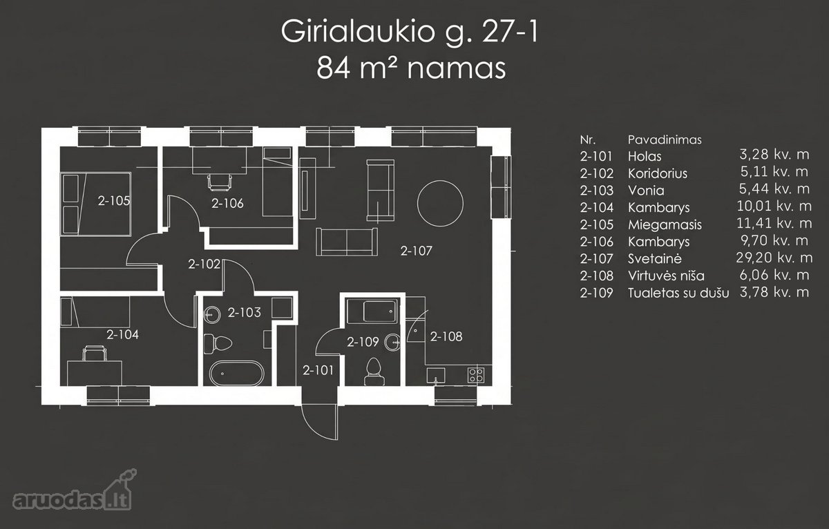 Išnuomojamas Naujas, Dar Negyventas 4 - nuotraukos Nr. 17