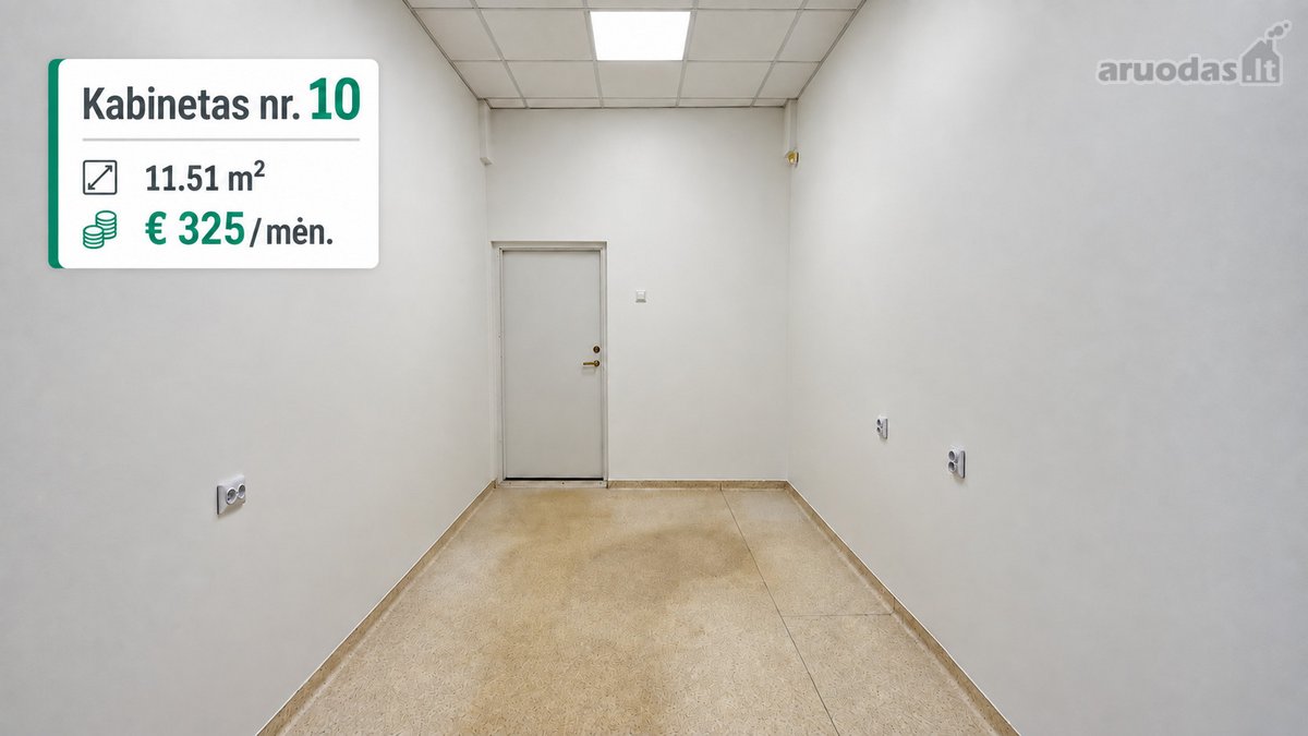 Nuomojami funkcionalūs kabinetai ir cokolinės - nuotraukos Nr. 15