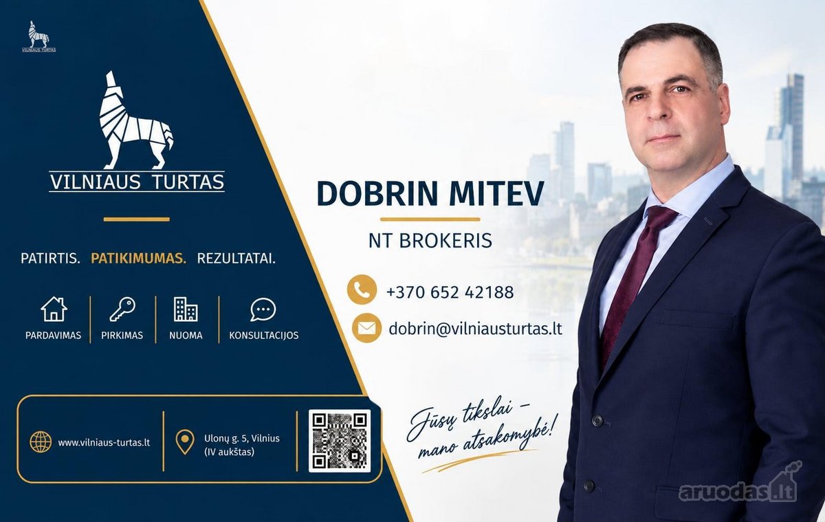 Parduodamas erdvus 44,32 m² 1 kambario butas - nuotraukos Nr. 38