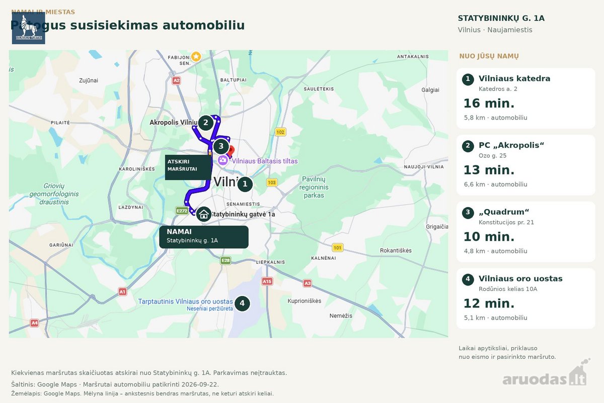 Parduodamas erdvus 44,32 m² 1 kambario butas - nuotraukos Nr. 36