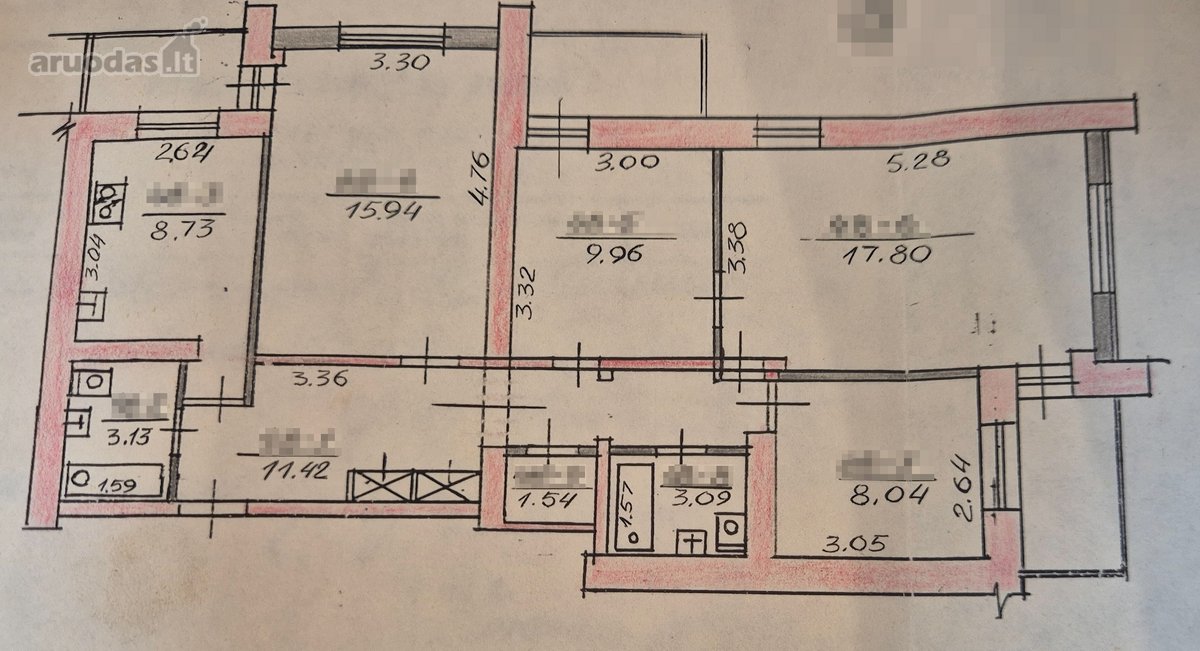 4 Kambarių Butas Garvežių G. 15, Naujininkuose - nuotraukos Nr. 36