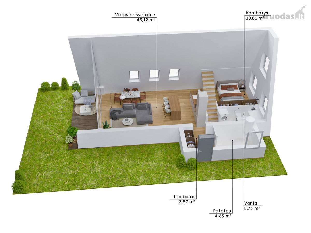 ! Svajonių Namas Šalia Miško  A-frame  79 - nuotraukos Nr. 20