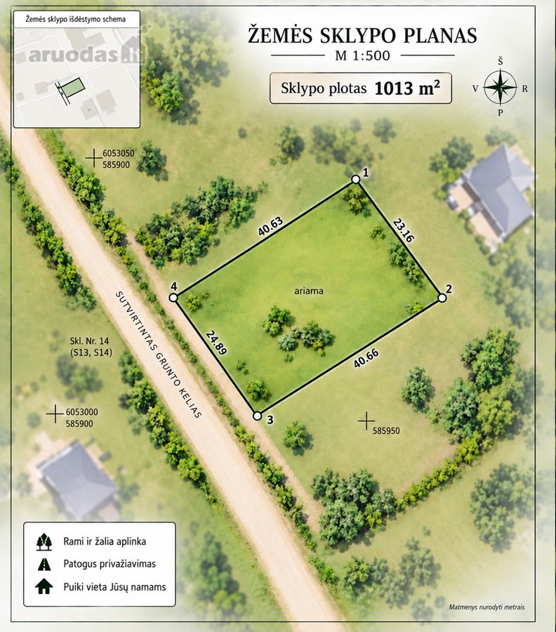Namų Valdos Sklypas Didlaukio G. – Šalia - nuotraukos Nr. 4