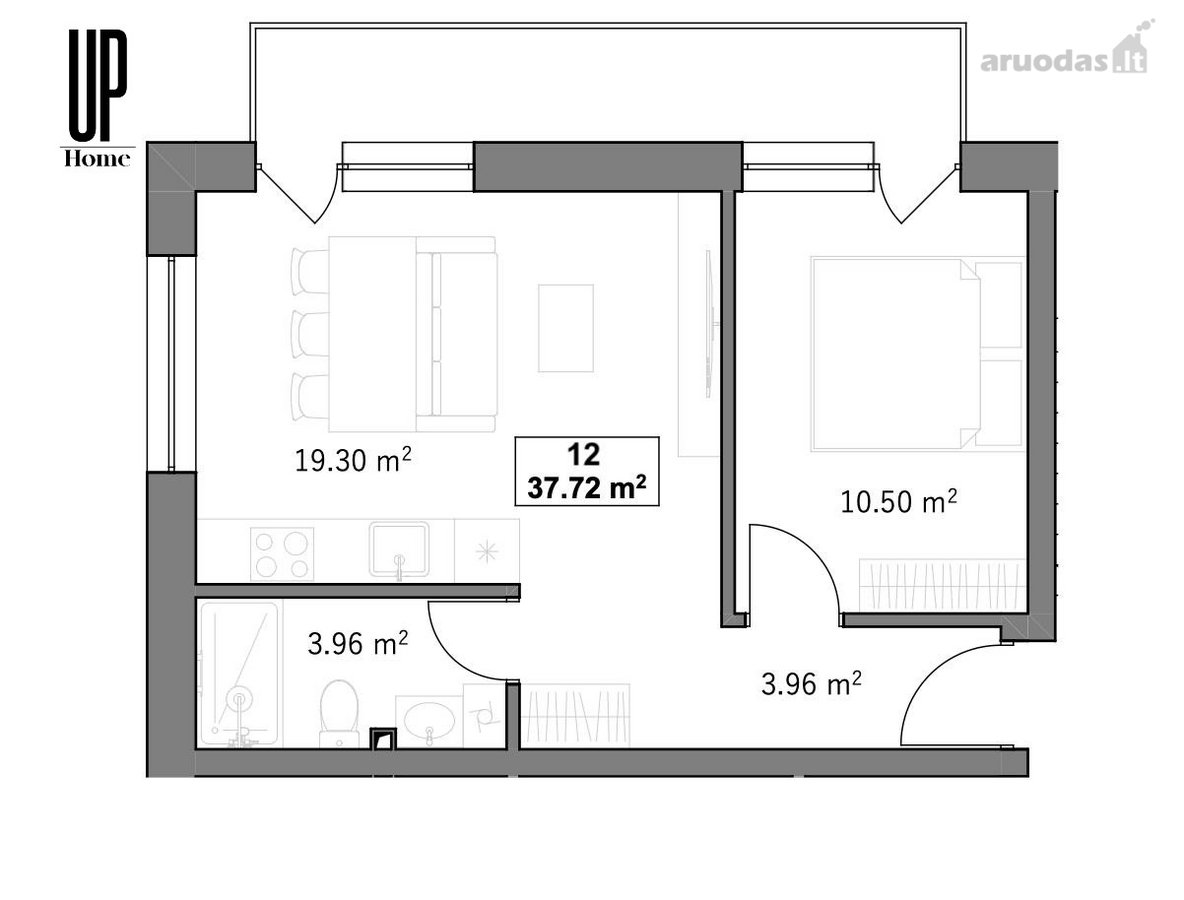 „Up Home“ – modernus, jaukus gyvenamasis - nuotraukos Nr. 10