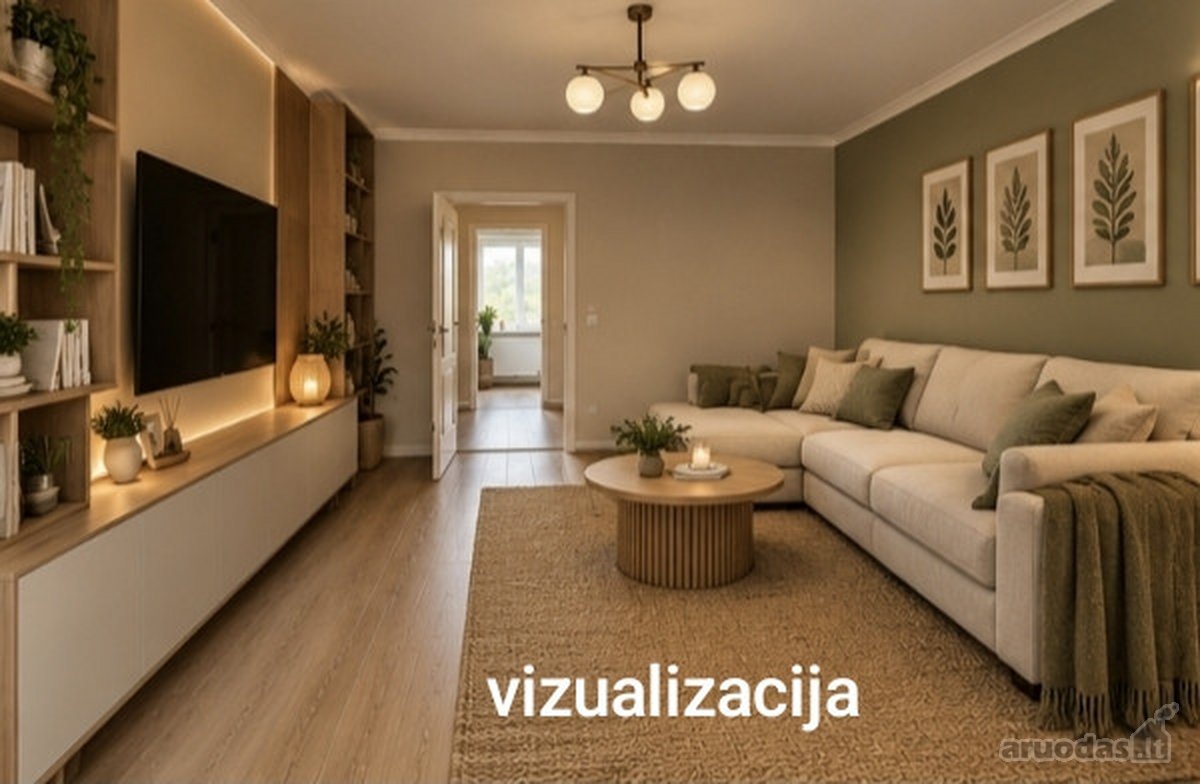1 aukšte parduodamas erdvus 2 kambarių butas  - nuotraukos Nr. 2