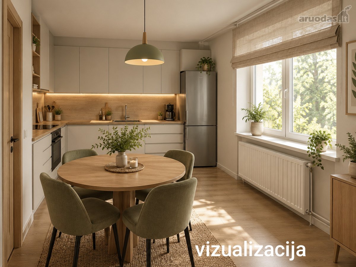 1 aukšte parduodamas erdvus 2 kambarių butas - nuotraukos Nr. 2