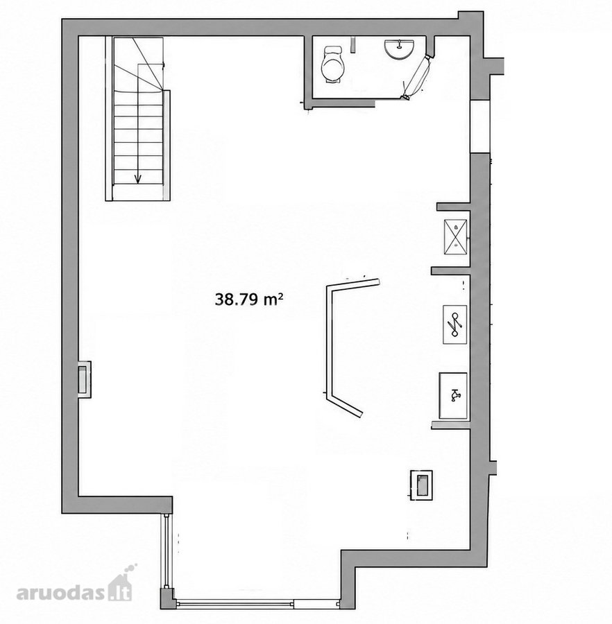 Parduodamas Erdvus 2 Kambarių Butas Vilniaus - nuotraukos Nr. 22