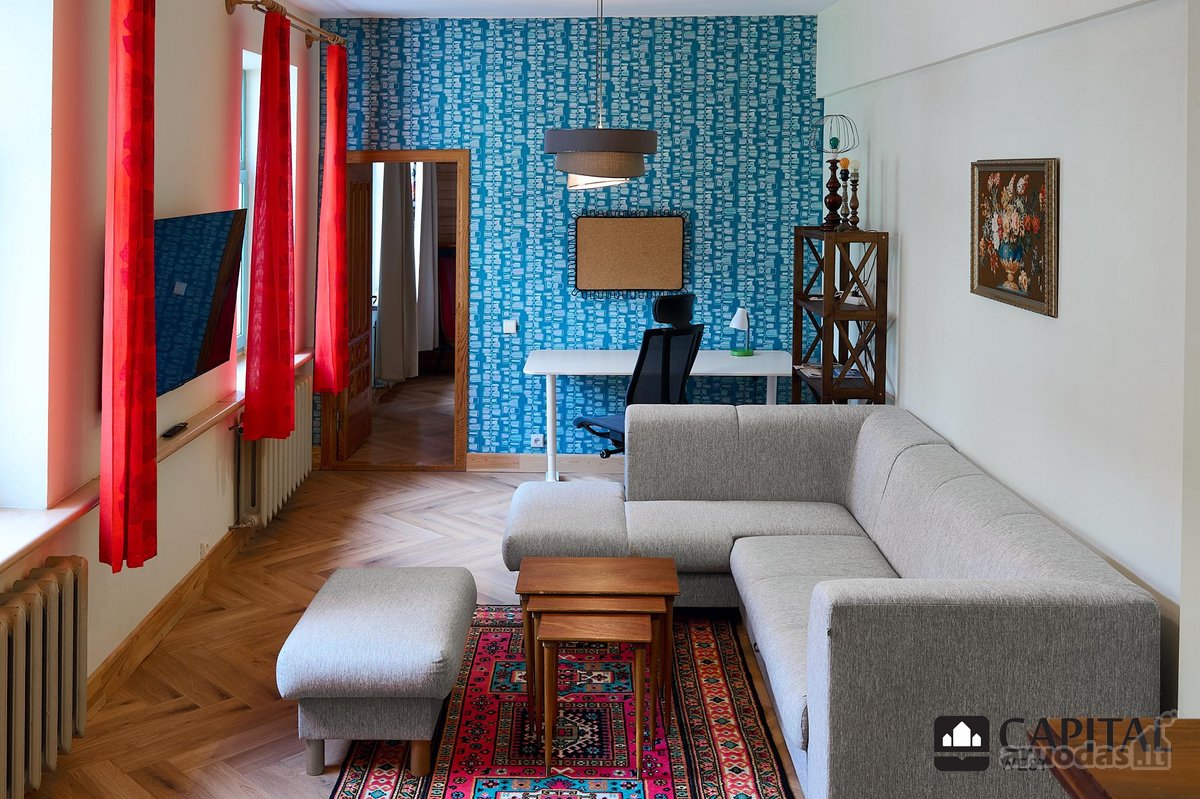 Nuomojamas šviesus ir erdvus 3 kambarių butas - nuotraukos Nr. 19