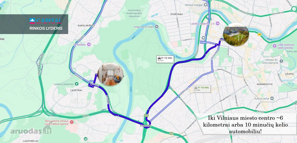 Nuomojamas Jaukus 1 Kambario Butas, - nuotraukos Nr. 25