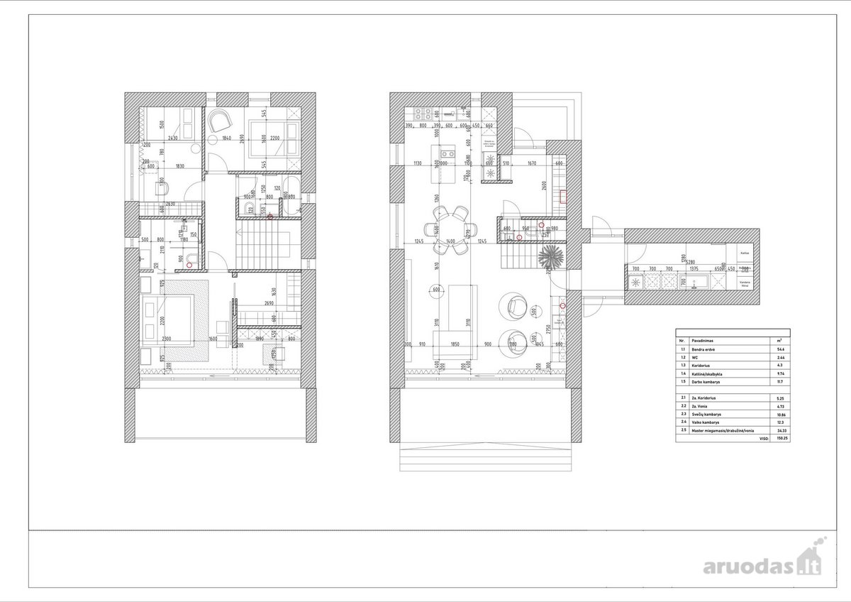 Kraštiniai Modernios Architektūros Namai - nuotraukos Nr. 15