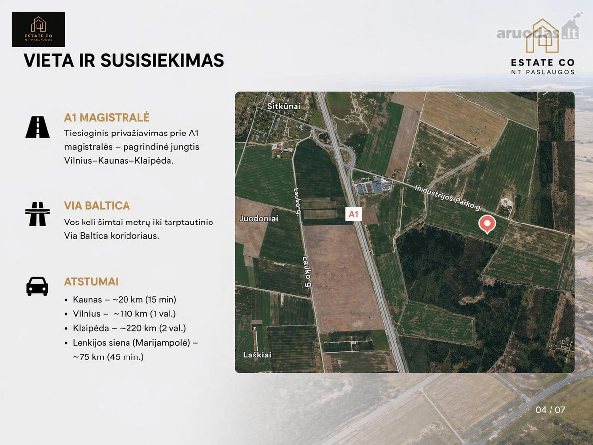 10,75 Ha Pramonės Ir Logistikos Teritorija  - nuotraukos Nr. 6