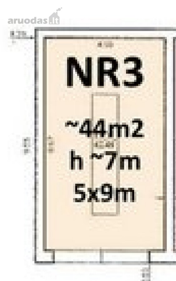 Nuomuojamos 44m2 arba 422m2 patalpos pirmame - nuotraukos Nr. 8