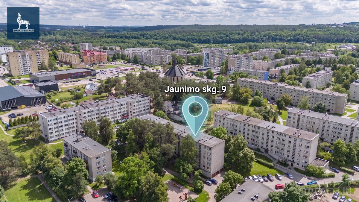 Parduodamas 3 kambarių butas Grigiškėse, - nuotraukos Nr. 2