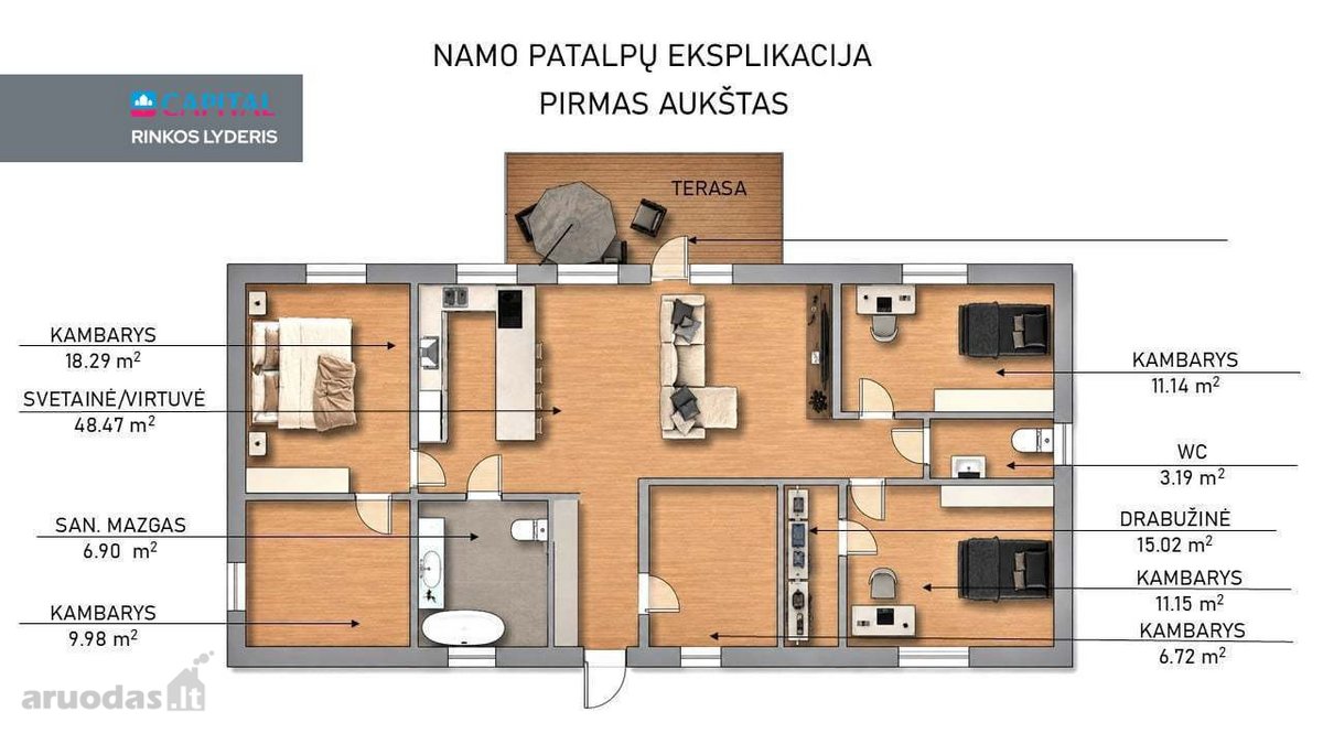 Parduodamas B Klasės Namas Vaidotuose! - nuotraukos Nr. 29