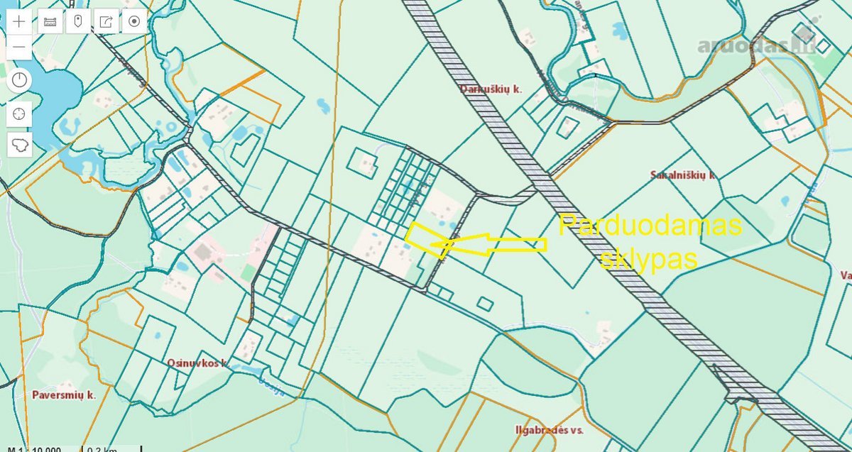 Parduodamas išskirtinis 88 arų sklypas gamtos - nuotraukos Nr. 2