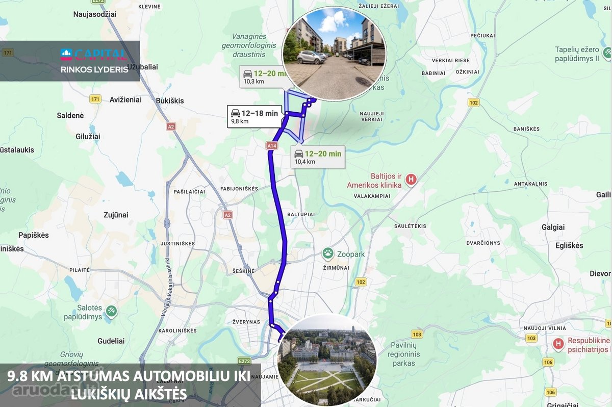 Parduodamas Erdvus Ir Jaukus 2 Kambarių Butas - nuotraukos Nr. 36