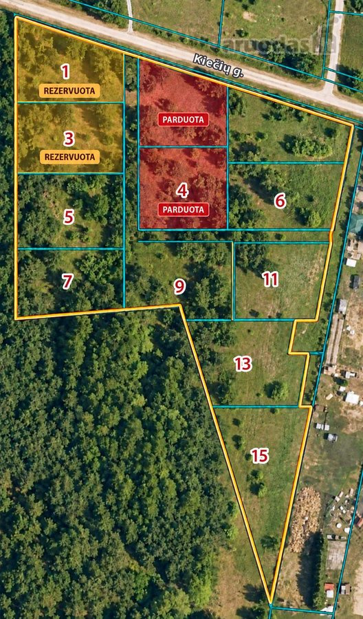 Namų Valdos Sklypai Pamiškėje, Brandžių Pušų - nuotraukos Nr. 4