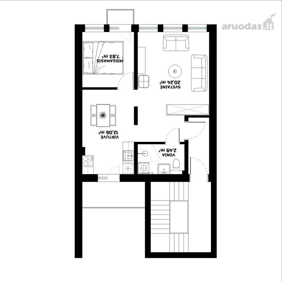 Išskirtinis butas istoriniame Kauno centre. - nuotraukos Nr. 26