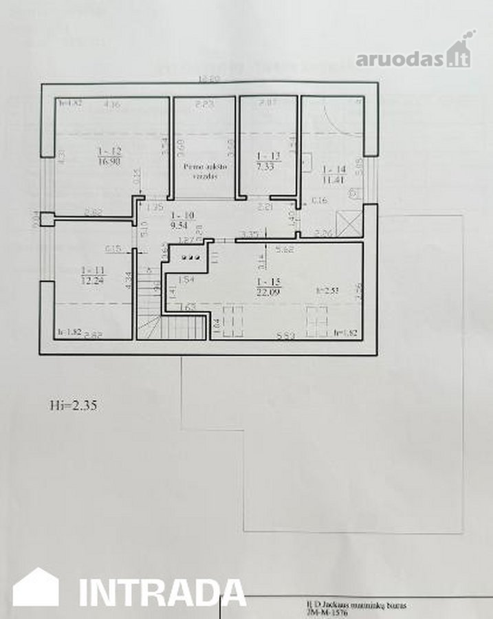 225 M² Gyvenamasis Namas Su Pirtimi, Garažu - nuotraukos Nr. 43