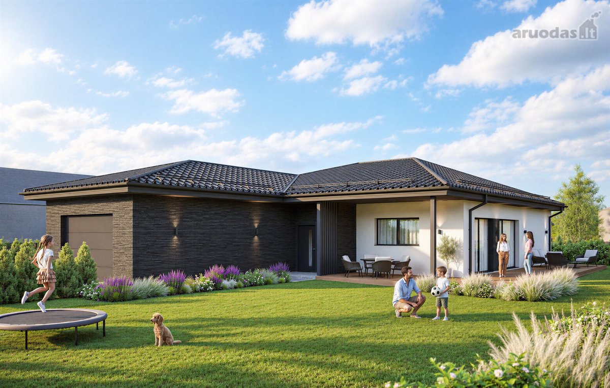 Parduodamas 194,95 m² A+ klasės vieno aukšto - nuotraukos Nr. 3