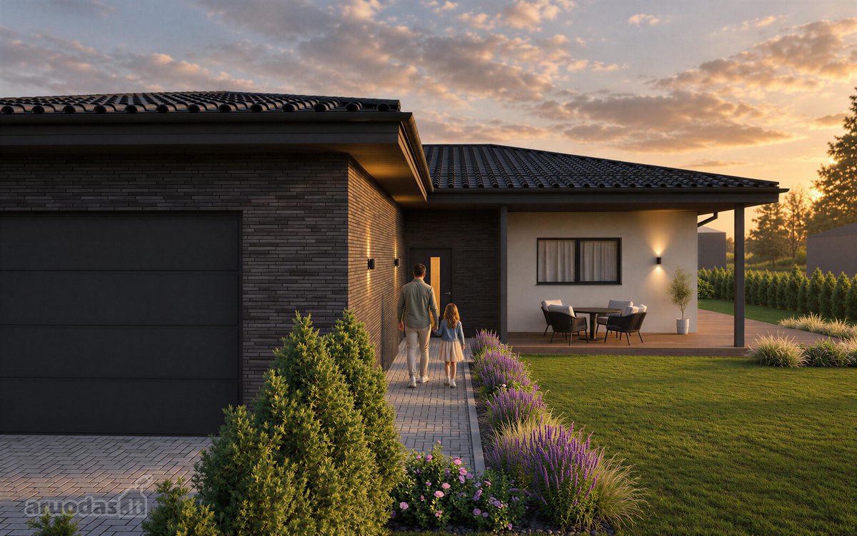Parduodamas 194,95 m² A+ klasės vieno aukšto - nuotraukos Nr. 2