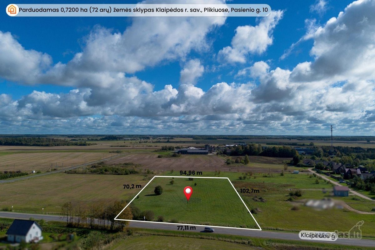Parduodamas 0,7200 ha (72 arų) žemės sklypas - nuotraukos Nr. 5