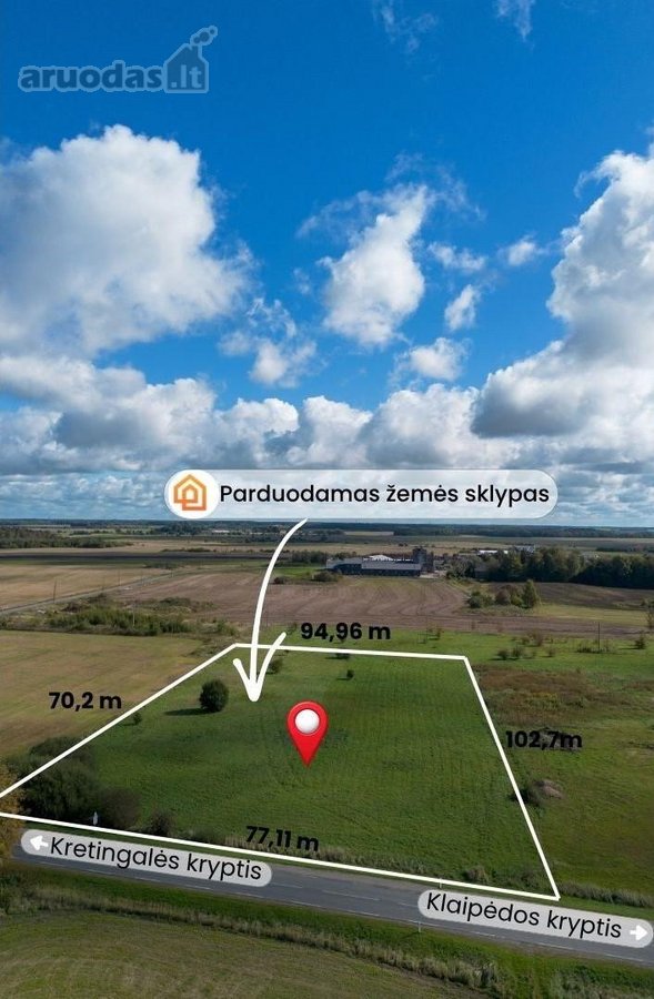 Parduodamas 0,7200 ha (72 arų) žemės sklypas - nuotraukos Nr. 4