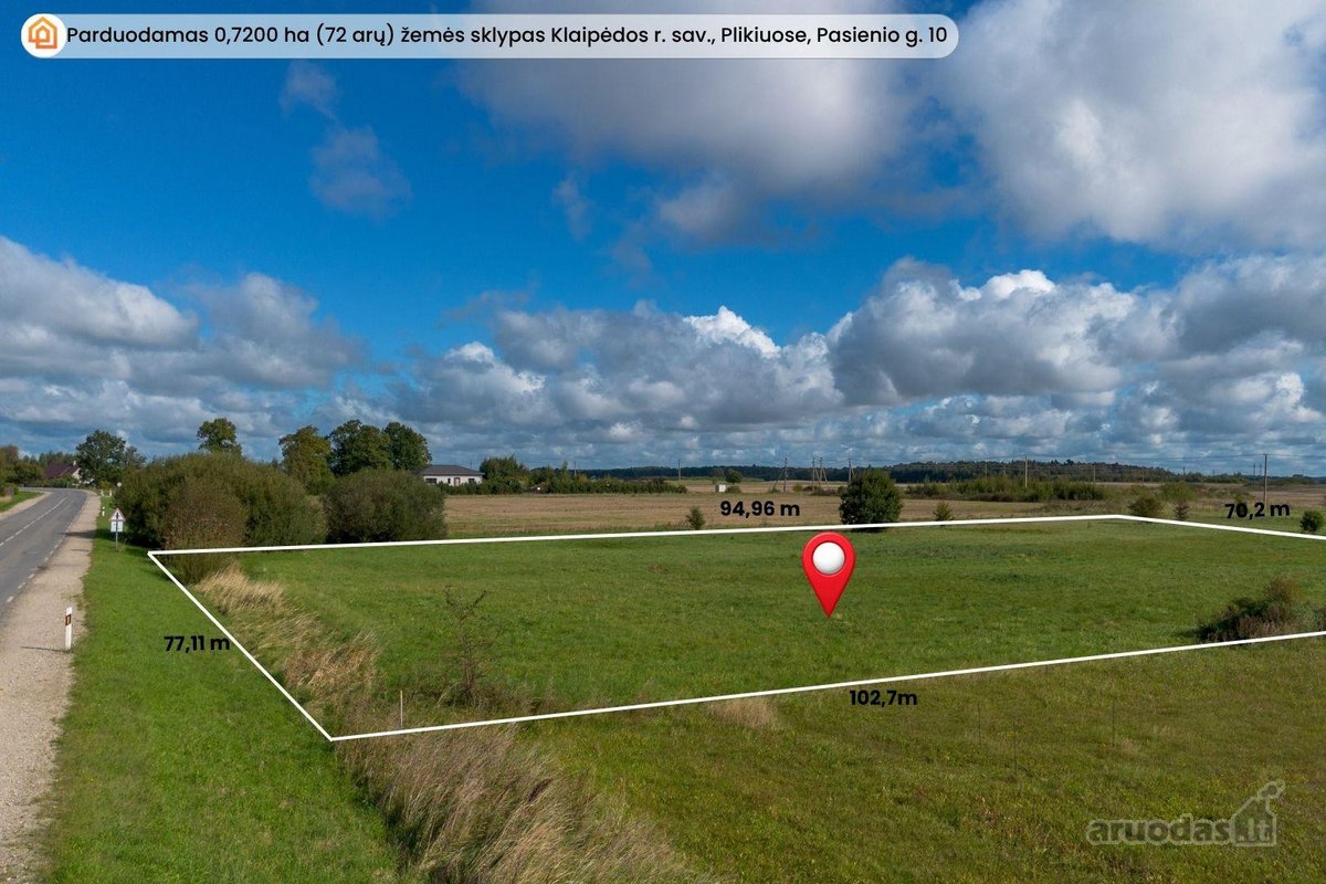 Parduodamas 0,7200 ha (72 arų) žemės sklypas - nuotraukos Nr. 2