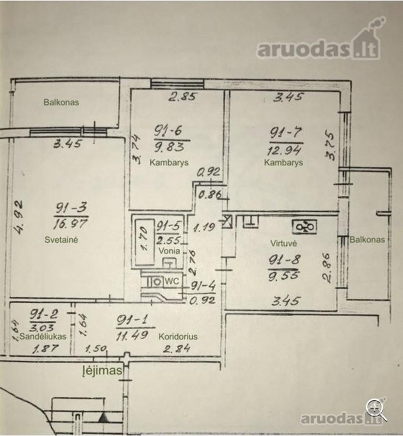 Parduodamas Šviesus Ir Jaukus 3 Kambarių - nuotraukos Nr. 16