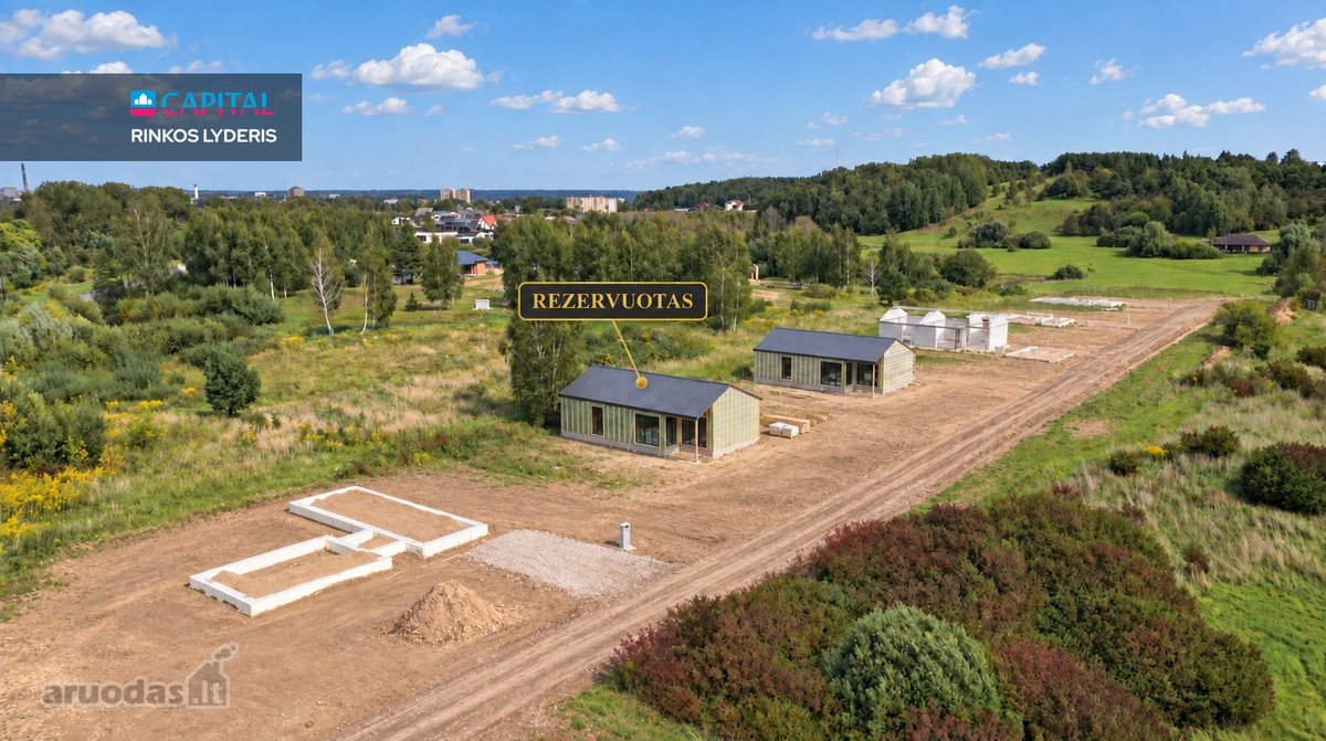 Modernūs A++ klasės vieno aukšto namai - nuotraukos Nr. 9